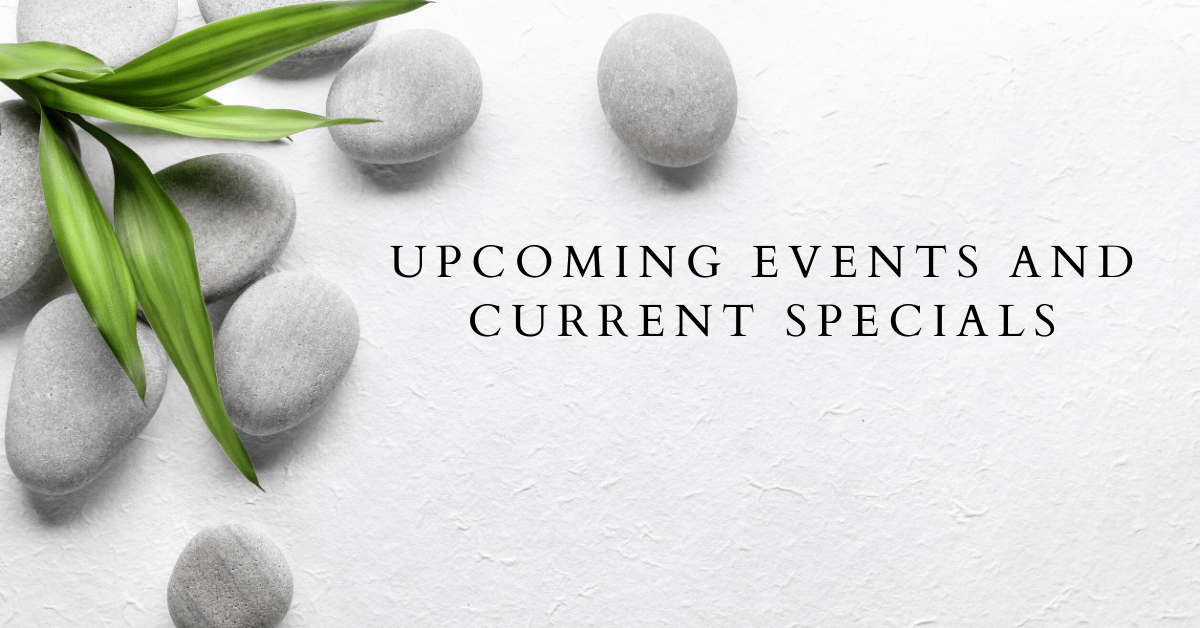 You are currently viewing Upcoming Events and Current Specials